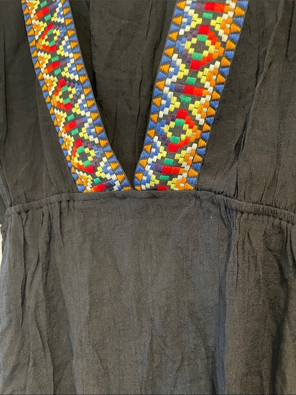 NWT Cupshe V Neck, Embroidered Swimwear Cover Up Size Medium - Picture 9 of 9